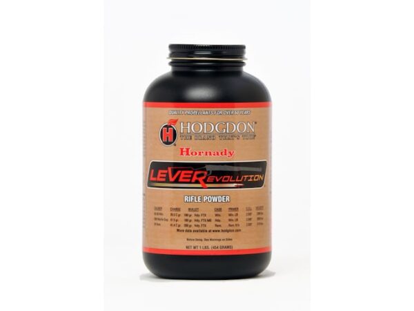 Buy Hodgdon Hornady LEVERevolution Smokeless Gun Powder – Superior Precision & Power