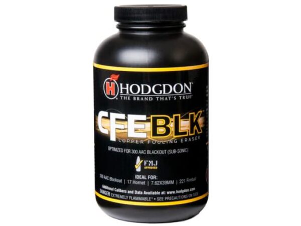 Buy Hodgdon CFE BLK Smokeless Gun Powder for Superior Performance